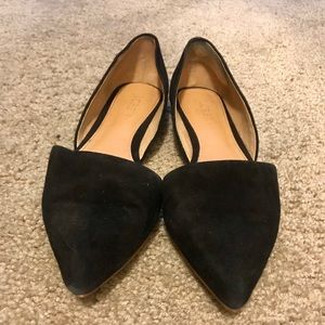 J. Crew black pointed flats